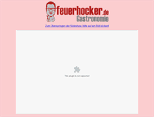 Tablet Screenshot of feuerhocker.de